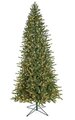 9 feet Spruce Christmas Tree - Slim Size - 2,023 PE/PVC Green Tips - Wire StandWith No Lights