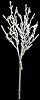 A-122770 38 inches Flocked Twig Spray with Glitter