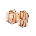 6, 8 and 10 inch Assorted White Sisal Gift Boxes