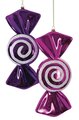 Earthflora's 12 Inch Round Swirl Candy Ornament - 4 Colors