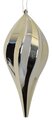 Earthflora's 23.5 Inch Reflective Finial Ornament - Green, Silver, Gold