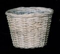 Earthflora's 6 Inch Whitewash Basket