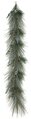 6' Long Needle Pine Garland with Eucalyptus - Blue/Green Tips