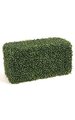 12 inches x 24 inches x 12 inches Artificial Boxwood Hedge - Traditional Leaf - Tutone Green