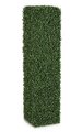 4' Plastic Outdoor Boxwood Column - 12" Width - Tutone Green