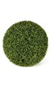 20" Plastic Boxwood Ball - Traditional Leaf - Tutone Green