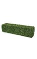 48" x 12" x 12" Plastic Outdoor  Boxwood Hedge - Wire Frame - Tuton Green - Limited UV Protection