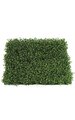 20" Square Outdoor Plastic Boxwood Mat - Traditional Leaf Style 2" Height Tutone Green Color