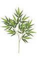 26 inches Bamboo Branch - 60 Leaves - Green