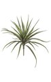 26" Plastic Yucca Bush - 48 Green Leaves with Red Edges - Bare Stem