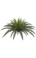 30 inches Plastic Outdoor Large Boston Fern - 49 Fronds - 40 inches Width - Green - Bare Stem