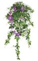 28 inches Clematis Vine - 10 Flowers - 4 Buds - Lavender