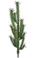 46 inches Plastic Finger Cactus - 12 inches Width - Dark Needles