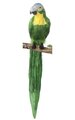 Artificial 28 inches Macaw - Tutone Grey Beak - Green