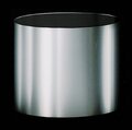 16 inches Brushed Silver Container - 16 inches Outside Diameter - 15 inchesHeight