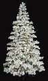 7.5' to 12' sizes EZ Plug / Multi-Function Heavy Flocked Christmas Tree With LED Lights