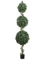 58" Triple Ball-Shaped Grape Ivy Topiary