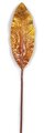 29 inches Metallic Leaf Spray - 18 inches Stem - 4 inches Width - Copper