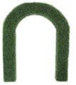 Faux Life Like 7.5 feet Plastic Privet Arch - Green