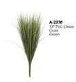 A-2370 13 inches PVC Onion Grass Bush - Green13 inches PVC Onion Grass Bush - Green (Sold per PC)