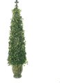 EFAD-2707 54 inches Star Ivy Topiary Tree Cone with pot shown