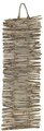 W-70120 36 inches x 12 inches Natural Bamboo Wall Mat - Brushed Gold