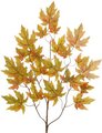 EF-496 TPS 29" Autumn Colored Maple Branch 25 Leaves