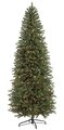Colorado Spruce Christmas Tree - Slim Size - Green/Blue Tips - 850 Clear Lights