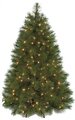 C-91410/11 4.5' Arolla Pine Tree - 293 Green Tips - 36" Width - Wire Stand (With or With Out Lights