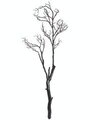 EF-XA1407-BK  93 inches Wood Twig Tree Trunk Black (Sold In A Set of 2pcs)