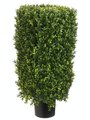 EF-232 30 inches Plastic Boxwood Topiary 12 inches Wide 22 inches Tall Boxwood Foliage  Indoor/Outdoor