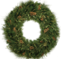 Sugar Pine Wreath with Pine Cones/Green Berries/Juniper Berries/Laurel Leaves