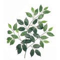 EF-3300 24" Ficus Branch 42 Leaves Green (Sold per Dozen)
