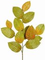 EF-230 22"  13–2.75" to 4.25" Silk Leaves. Green/Brown/Yellow (Price is for 2 Dozen Set)
