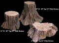 EF-1210 3 Pc Foam Tree Stump Set  (See Details for Sizes)