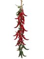 EF-113  26 inches Chili Pepper String  Red Green (Price is for a 12 pc set)