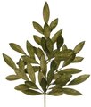 EF-148  23 inches Bay Leaf Spray 49-3 inches to 4 inches Poly Leaves. Color: Mixed Green