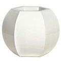 D-90041  23.5 inches x 20.5 inches x 19.5 inches Large Hexagon Planter Gloss White