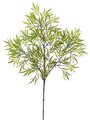 EF-166  30 inches Plastic Japanese Maple Leaf Spray Green Indoor/Outdoor (Price is a Dozen)