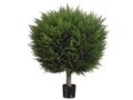 EF-274 36" Ball-Shaped Pine Topiary w/1551 Lvs. in Pot Green Indoor/Outdoor