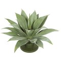 17 inches Plastic Agave Base Plant - 24 inches Width - FIRE RETARDANT