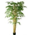 EF-1829  10.5' Twiggy Bamboo Tree  6 Natural bamboo trunks with 1,800 green leaves