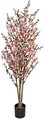W-110005  5 feet Cherry  Blossom Tree Natural Trunks Pink