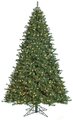 7.5' , 10' and 12' Tall Pre-Lit Monroe Pine Christmas Tree Fluff Free® with Warm White LED Lights