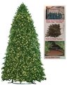 C-100308  20 feet Commercial Pine Tree - 9,400 Warm White 5mm LED Lights - Indoor/Outdoor Lights - 19,945 Green Tips - 132 inches Width