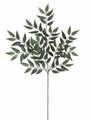 EF-022  	26 inches Smilax Spray x3 w/91 Lvs.  Frosted Green  (Price is for 2 Dozen 24Pcs)