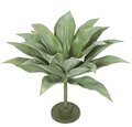 29 inches Plastic Agave Base Plant - 30 inches Width - FIRE RETARDANT