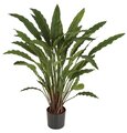32 inches Spathiphyllum Plant - 55 Leaves - Green- FIRE RETARDANT