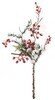 23" Flocked Berry Spray with Cypress & Twigs