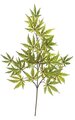 30 inches Maple Branch - 28 Leaves - Green/Red - FIRE RETARDANT